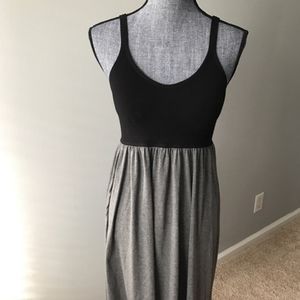 Gilligan & O'malley dress sleep soft grey black